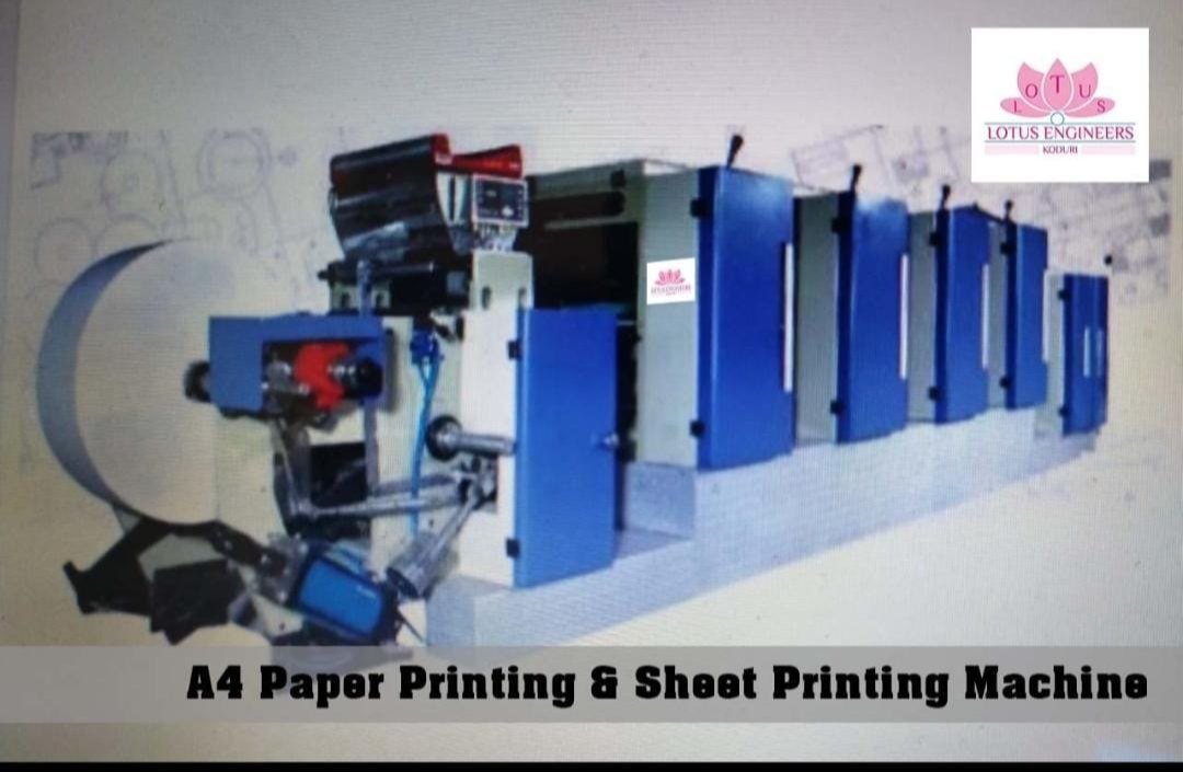 A4 Paper Printing Sheet Machine
